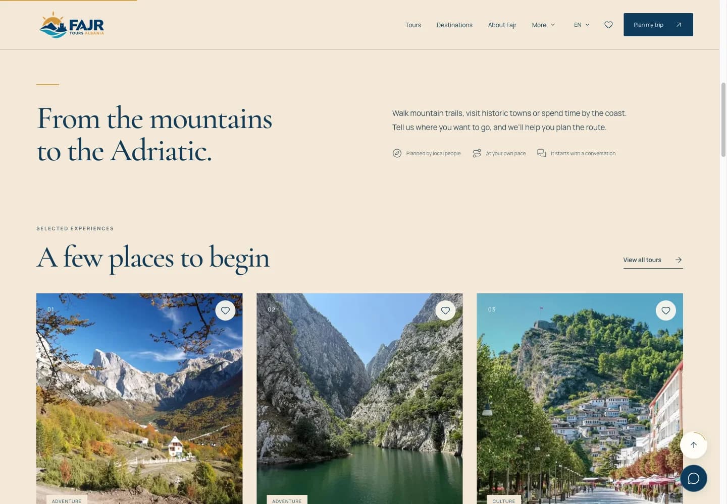 Fajr Tours Albania tour discovery and destination experience